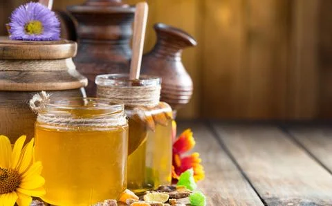 Bee Honey Stock-Fotos