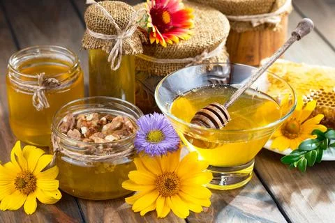 Bee Honey Stock Photos