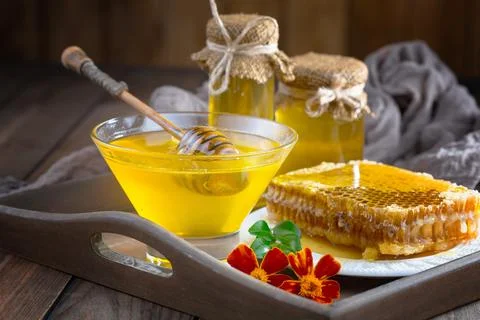 Bee Honey Stock Photos