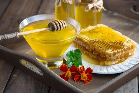 Bee Honey Stock Photos