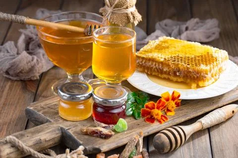 Bee Honey Stock Photos