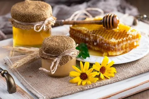 Bee Honey Stock Photos