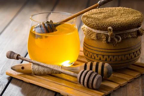 Bee Honey Stock Photos