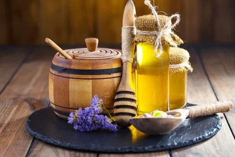 Bee Honey Stock Photos