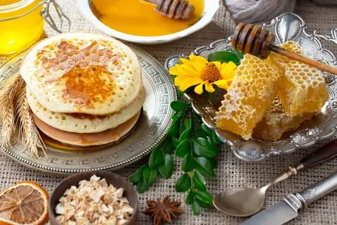 Bee Honey Stock Photos