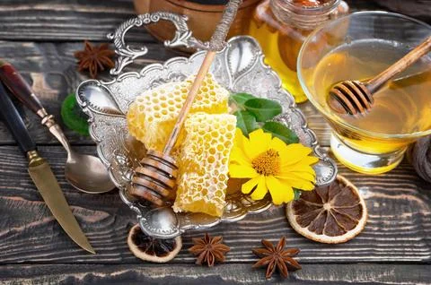 Bee Honey Stock Photos