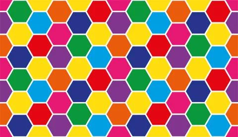 Bee honeycomb seamless pattern, art honey texture Stock Illustration