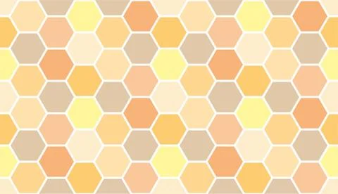Bee honeycomb seamless pattern, art honey texture 스톡 일러스트