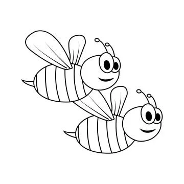 Bee icon design Stock Illustration