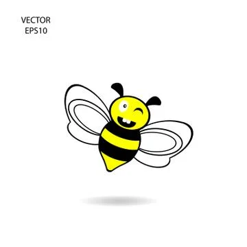 Bee icon Stock Illustration