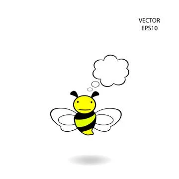 Bee icon Stock Illustration