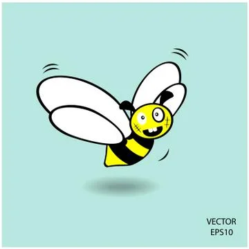 Bee icon. Stock Illustration