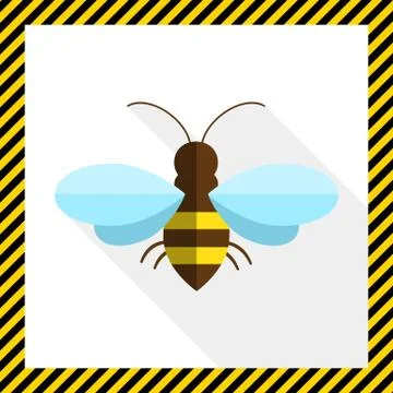 Bee icon 스톡 일러스트