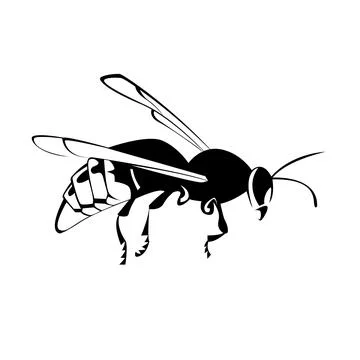 Bee icon Stock Illustration