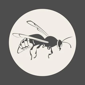 Bee icon Stock Illustration