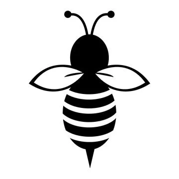 Bee icon Stock Illustration
