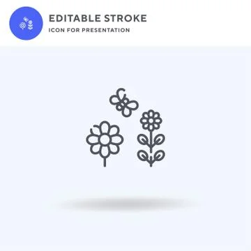 Bee icon vector, filled flat sign, solid pictogram isolated on white, logo Stock Illustration