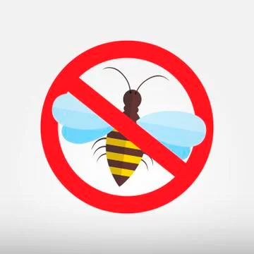 Bee icons - vector illustration. Stock Illustration