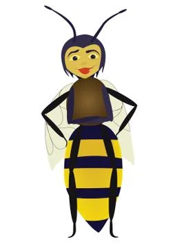 Bee. Stock Illustration