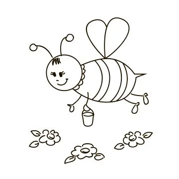 Bee Stock Illustration