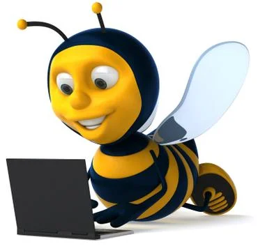 Bee (insect) Stock Illustration