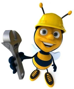 Bee (insect) Illustrazione stock