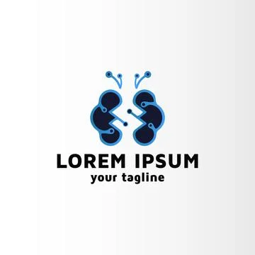 Bee logo design idea Stock Illustration