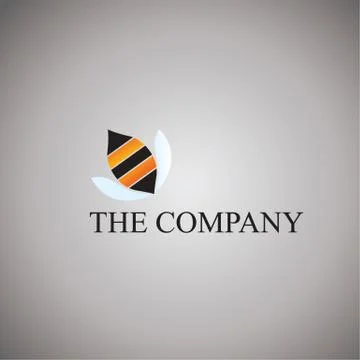 Bee logo 스톡 일러스트