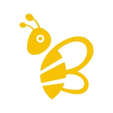 Bee logo. Stock Illustration