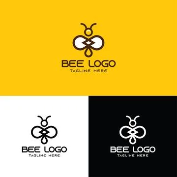 Bee Logo Stock-Illustration