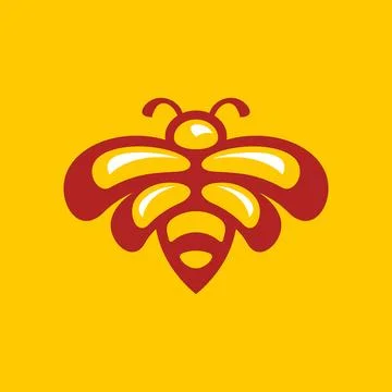 Bee logo Stock Illustration