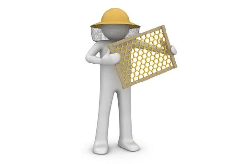 Bee-master - workers collection Stock Illustration