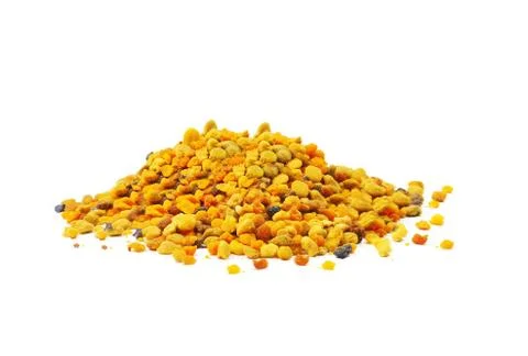 Bee pollen isolated Stock Photos