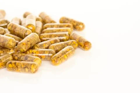 Bee Pollen Supplements Stock-Fotos