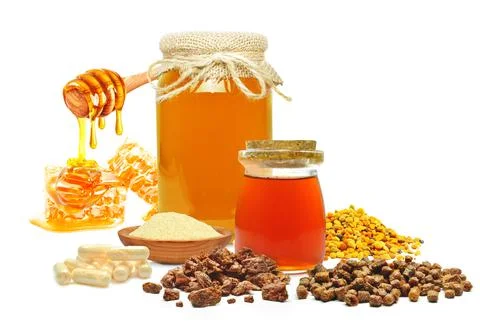 Bee products Stock Photos