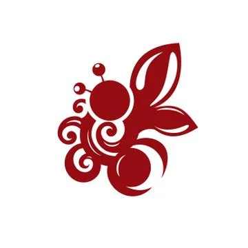 Bee sign Stock Illustration