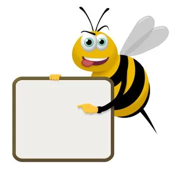 Bee Sign Stock Illustration