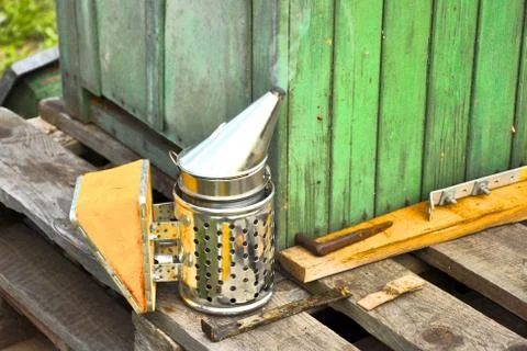 Bee smoker 写真素材