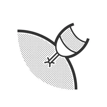 Bee sting therapy icon 스톡 일러스트