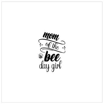 Bee SVG design, Honeybee Cut file, Silhouette, EPS, Quote, Bee quote, Vector Stock Illustration