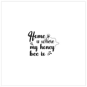 Bee SVG design | Honeybee Vector file Stock Illustration