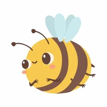 Bee vector art illustration Stock Illustration