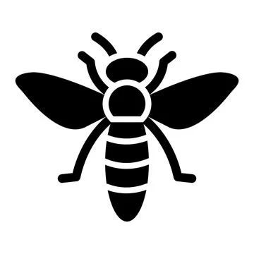 Bee Vector Icon Design Illustration Stock Illustration