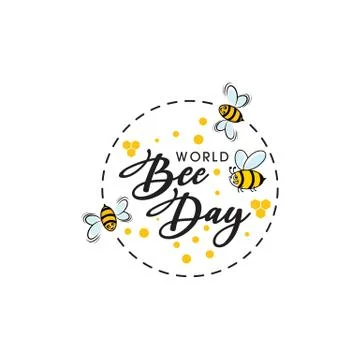 Bee vector icon illustration design template Stock Illustration