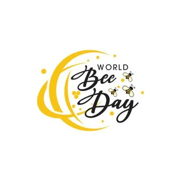Bee vector icon illustration design template Stock Illustration