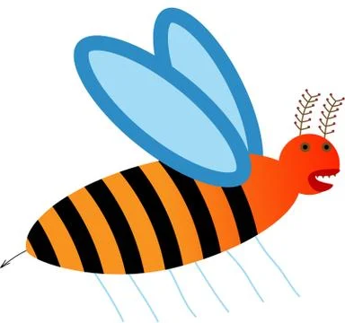 Bee (vector) Stock Illustration