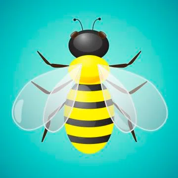 Bee vector illustration Stock Illustration