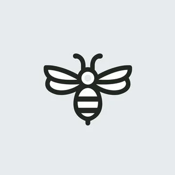Bee Vector Illustration Stock Illustration