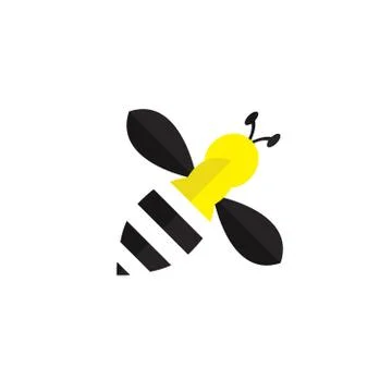 Bee vector symbol Stock Illustration