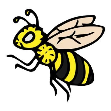 Bee, wasp icon. Stock Illustration
